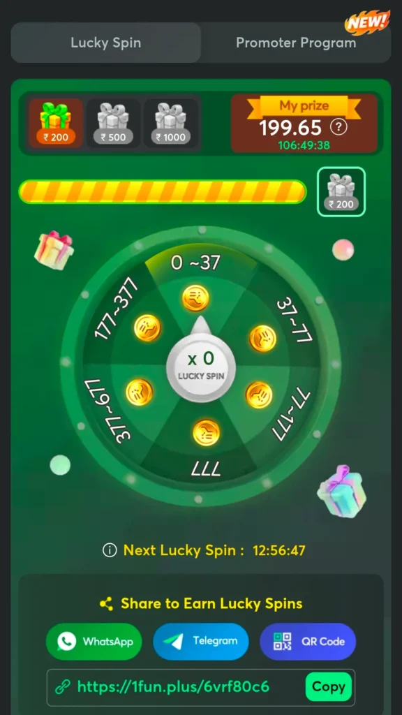 1fun game bonus